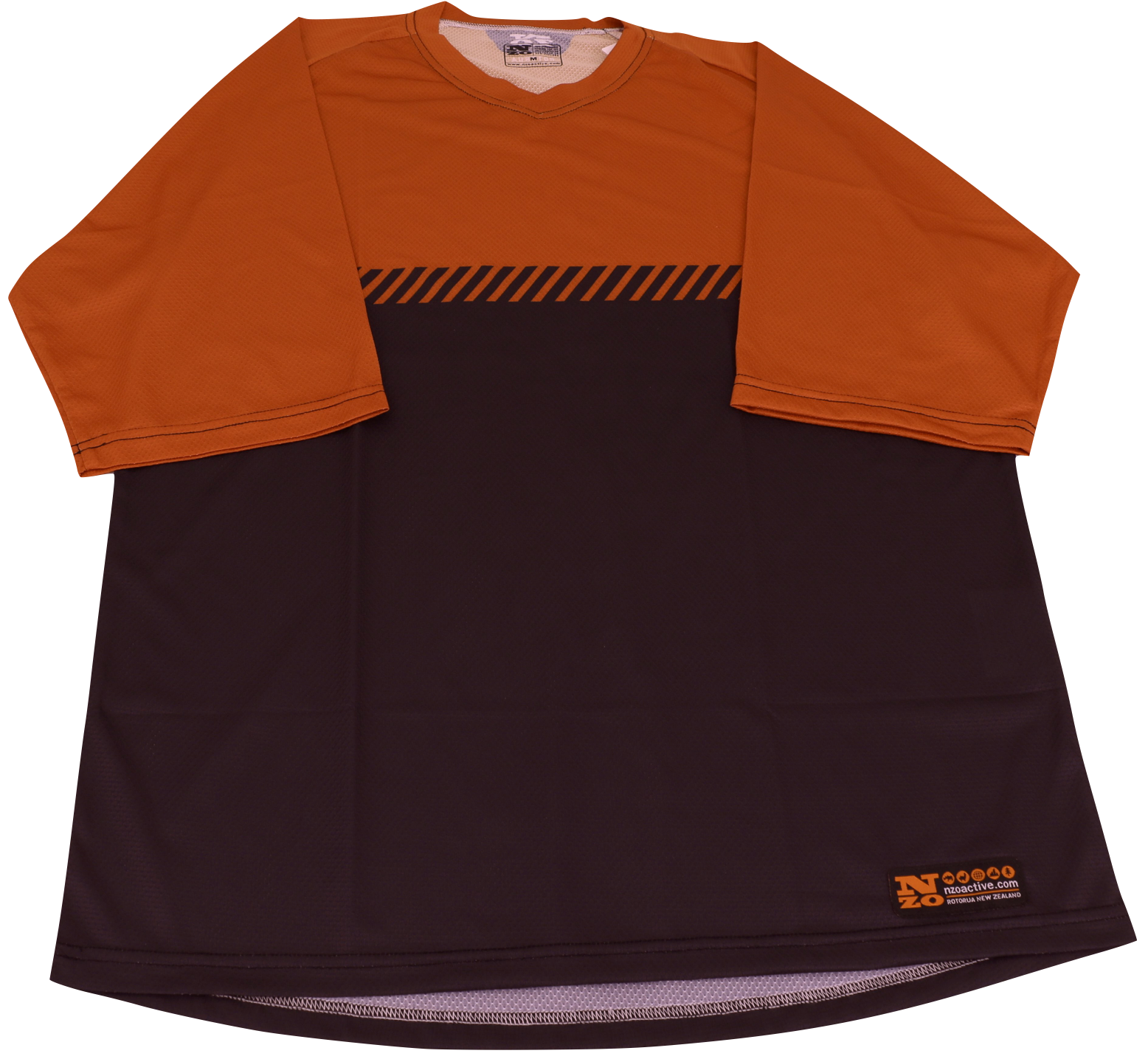 Mens Bike Trail T Jersey - Rust/Black